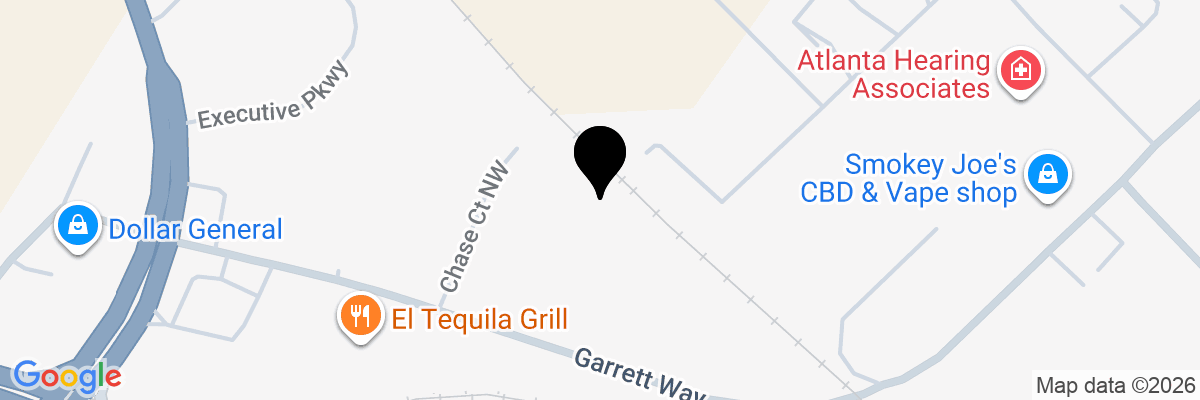 Map showing facility locations